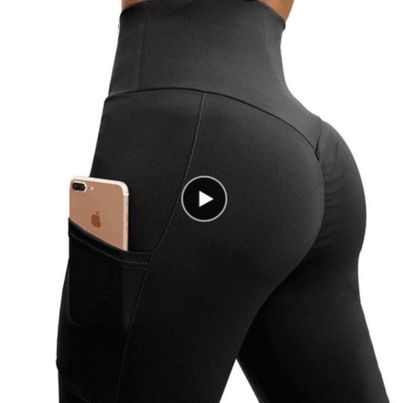 Katyusha Pants - NWOT Scrunch Back Leggings with Pockets.